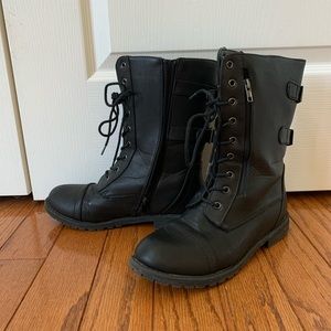 Black Combat Boots